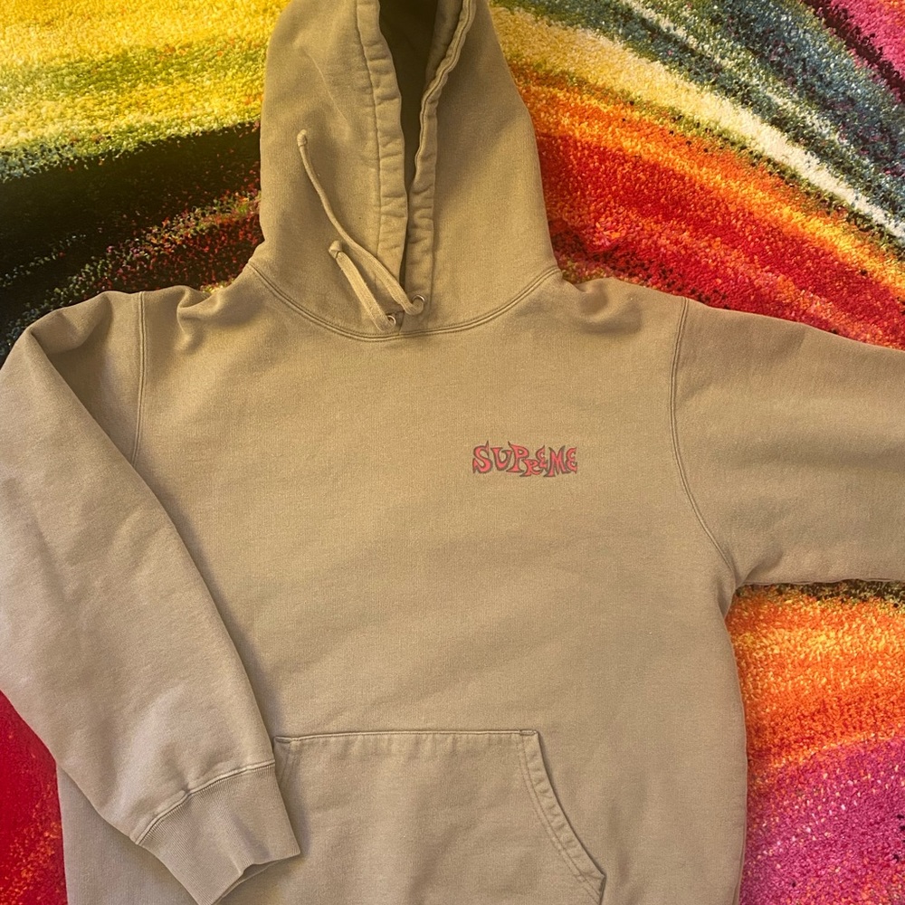 olive supreme hoodie